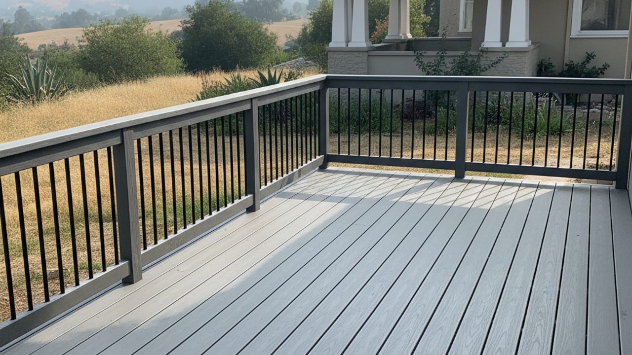 Summit Deck Solutions crew working on a home